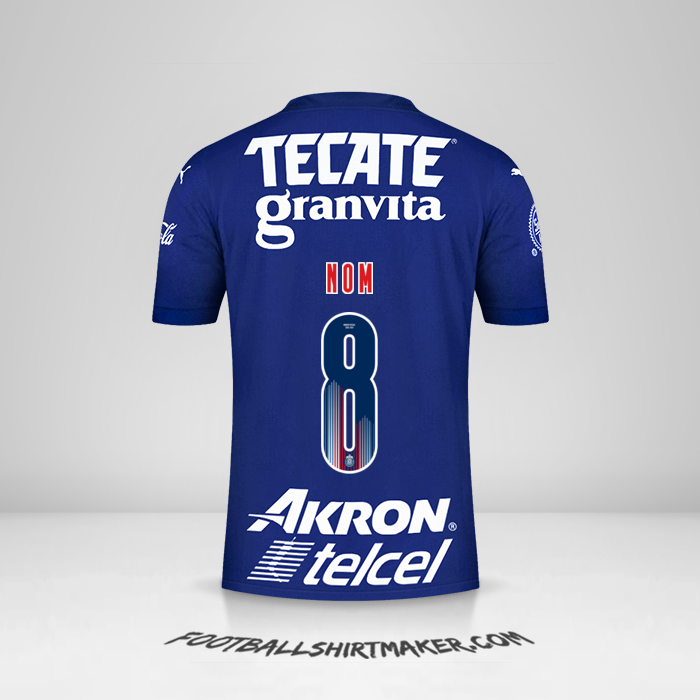 Maillot Guadalajara 2021 Troisième -  nom - 8