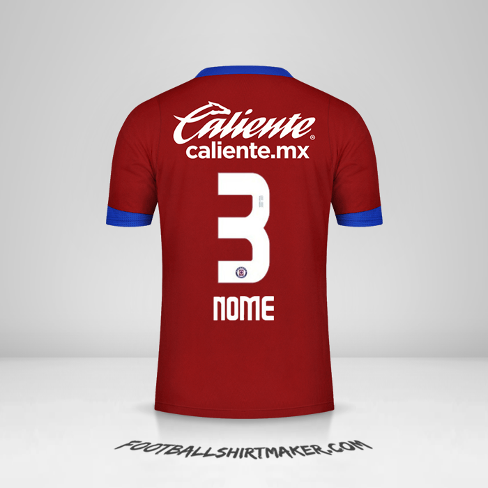 Maglia Cruz Azul 2020/21 Terza -  nome - 3
