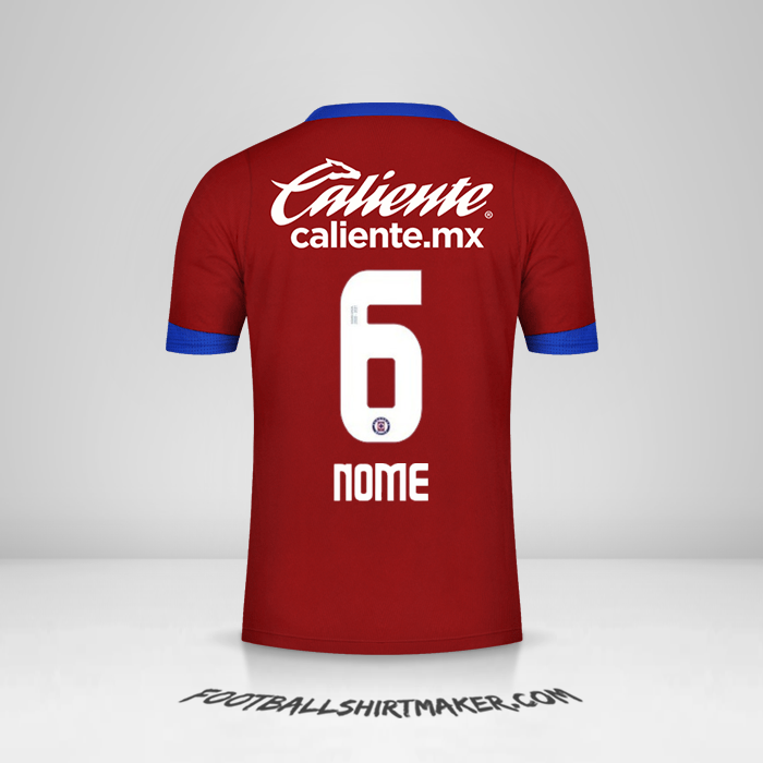 Maglia Cruz Azul 2020/21 Terza -  nome - 6