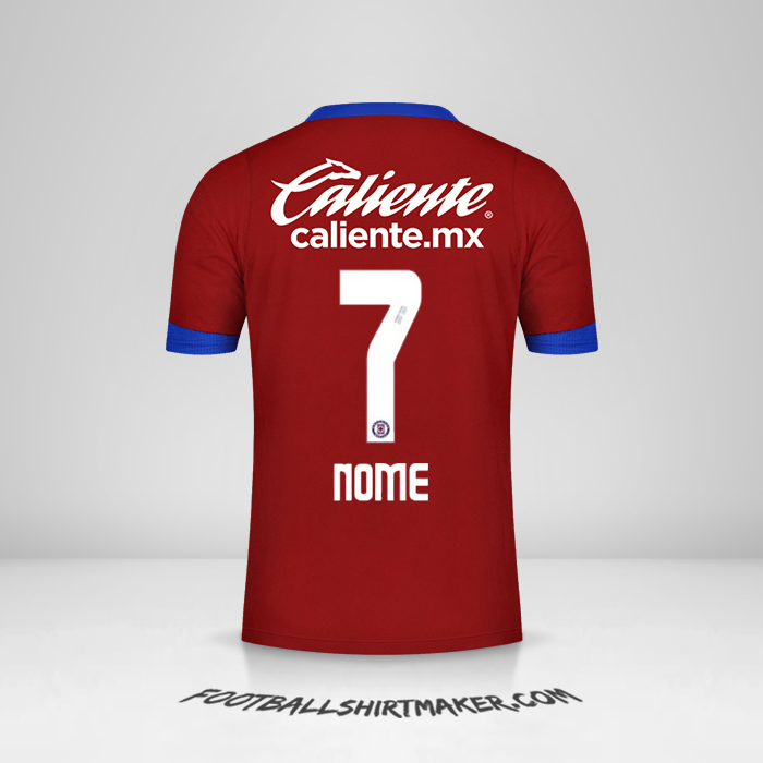 Maglia Cruz Azul 2020/21 Terza -  nome - 7