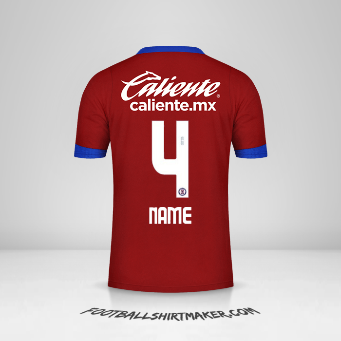Shirt Cruz Azul 2020/21 Third -  name - 4