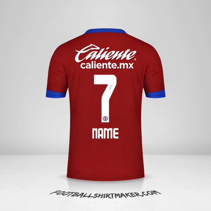 Shirt Cruz Azul 2020/21 Third -  name - 7