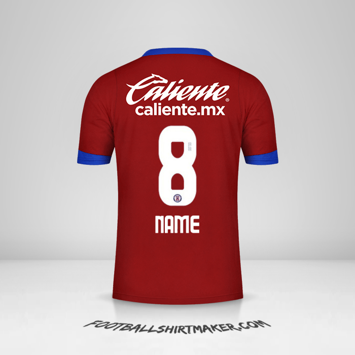 Shirt Cruz Azul 2020/21 Third -  name - 8