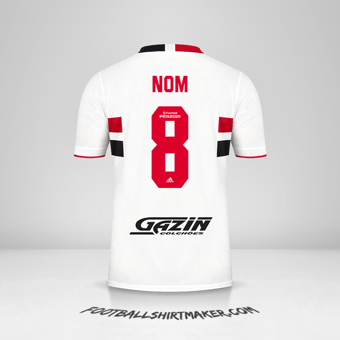 Maillot Sao Paulo FC 2021 -  nom - 8
