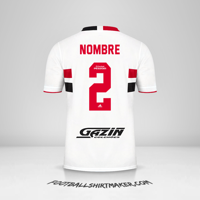 Jersey Sao Paulo FC 2021 -  nombre - 2