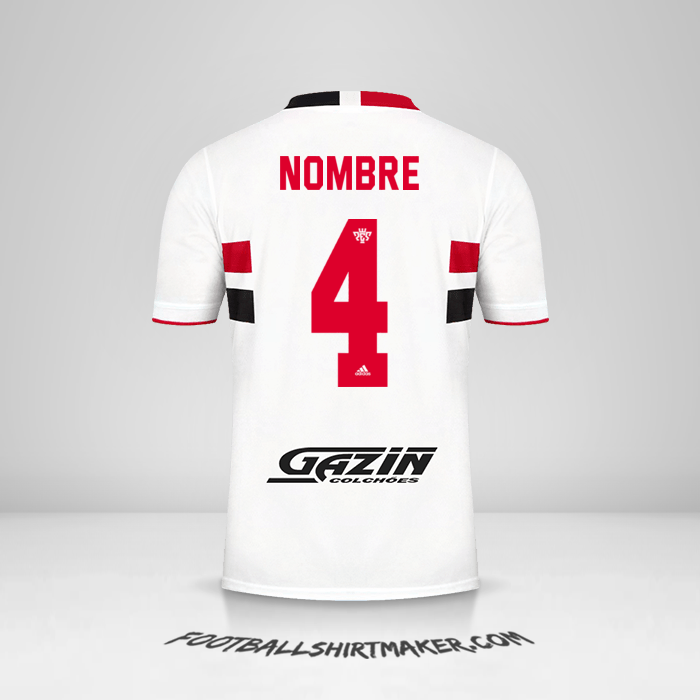 Jersey Sao Paulo FC 2021 -  nombre - 4