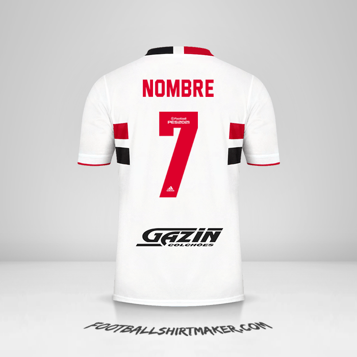 Camiseta Sao Paulo FC 2021 -  nombre - 7