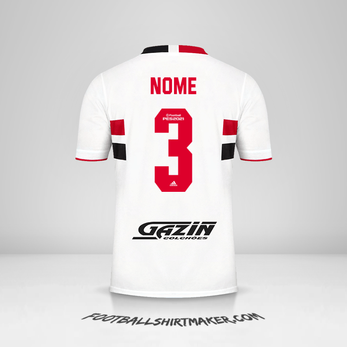 Camisola Sao Paulo FC 2021 -  nome - 3