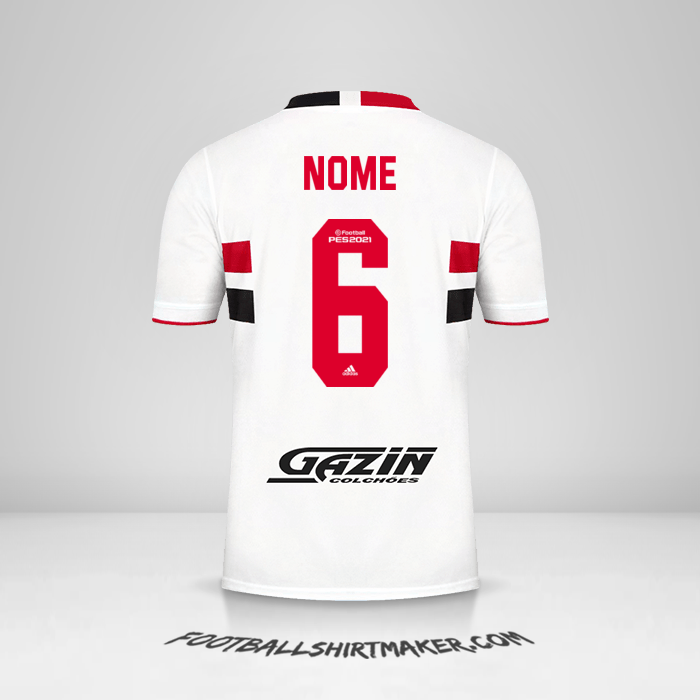 Camisa Sao Paulo FC 2021 -  nome - 6