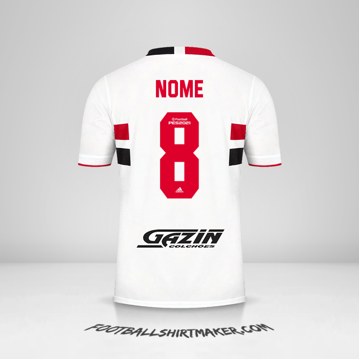 Camisa Sao Paulo FC 2021 -  nome - 8