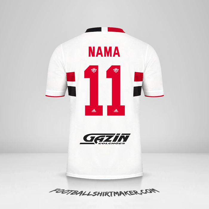 Jersey Sao Paulo FC 2021 -  nama - 11