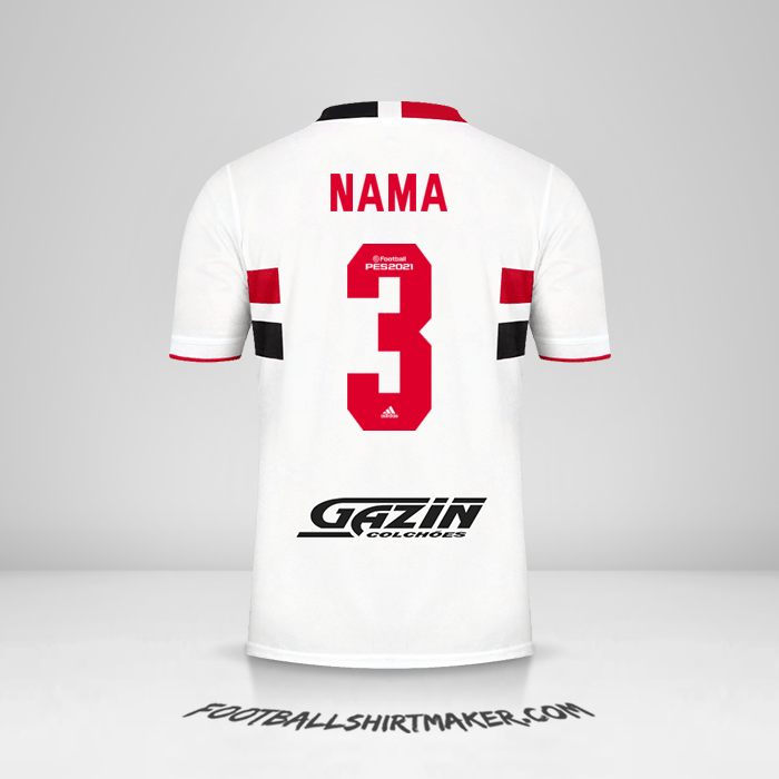 Jersey Sao Paulo FC 2021 -  nama - 3