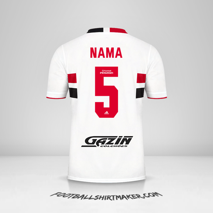 Jersey Sao Paulo FC 2021 -  nama - 5