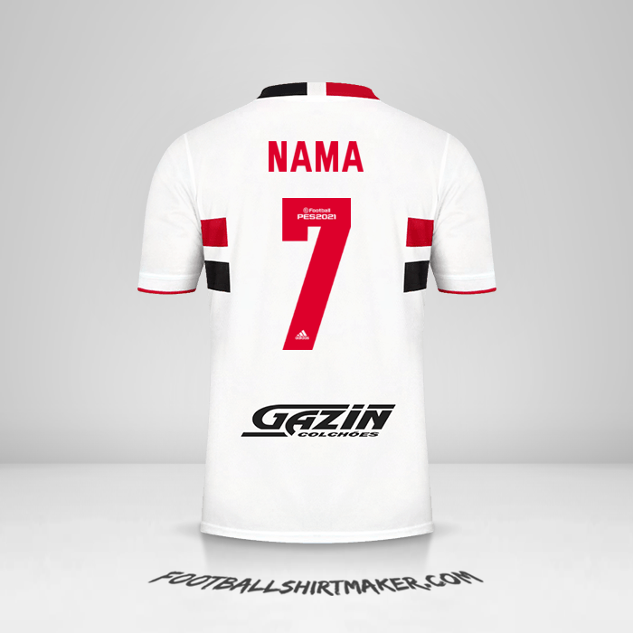 Jersey Sao Paulo FC 2021 -  nama - 7