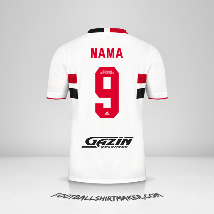 Jersey Sao Paulo FC 2021 -  nama - 9