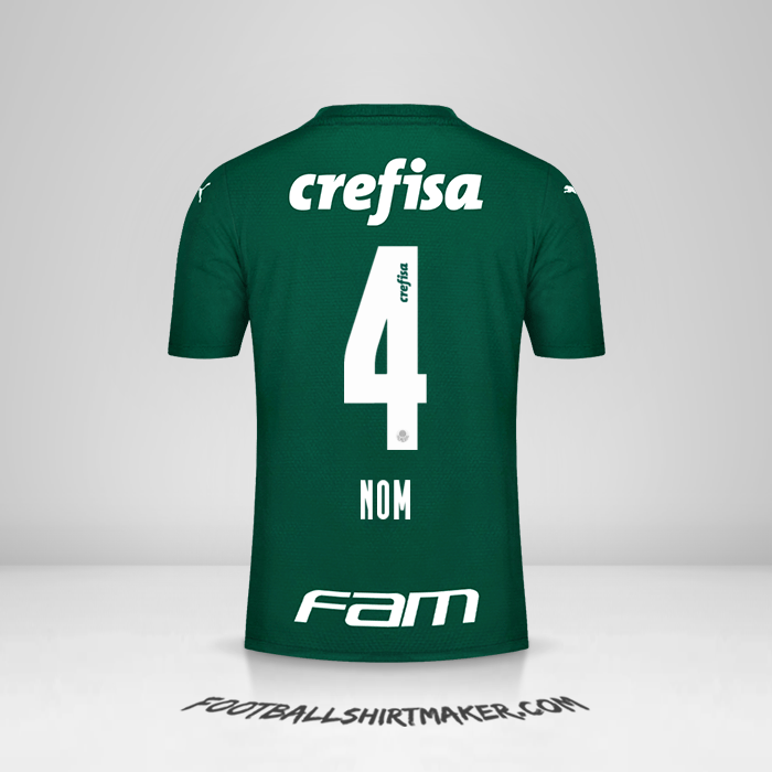 Maillot Palmeiras 2021 -  nom - 4