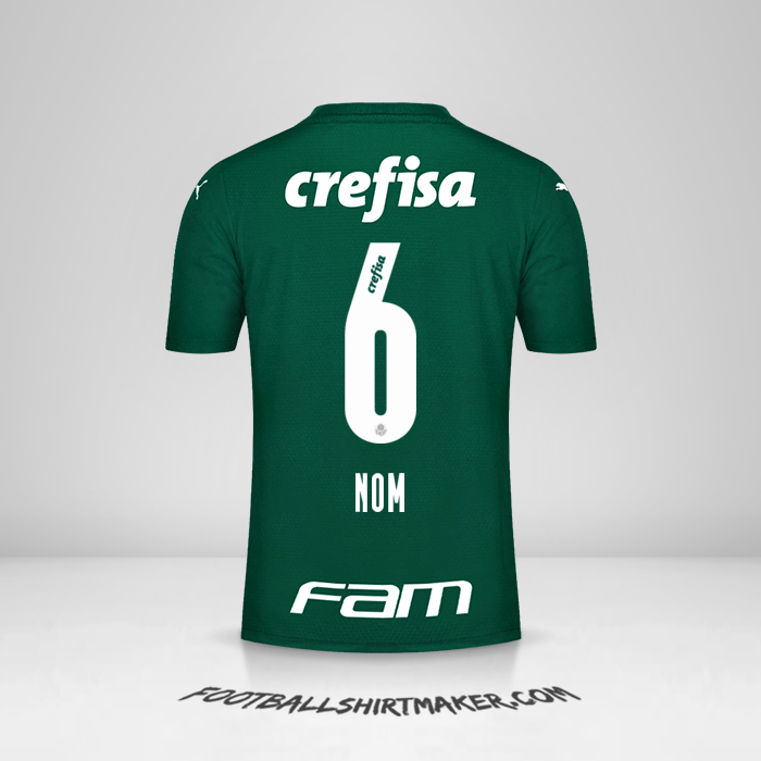 Maillot Palmeiras 2021 -  nom - 6