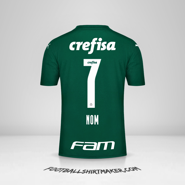 Maillot Palmeiras 2021 -  nom - 7