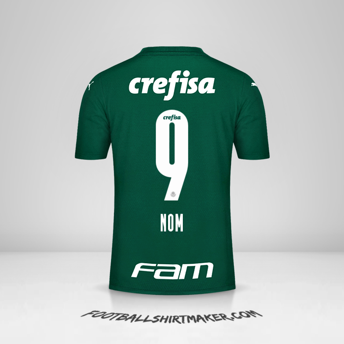 Maillot Palmeiras 2021 -  nom - 9