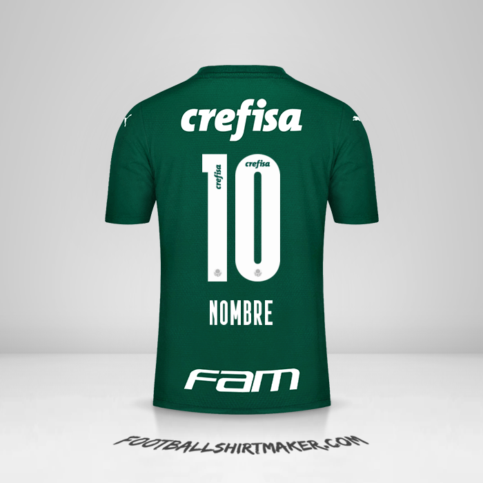 Camiseta Palmeiras 2021 -  nombre - 10