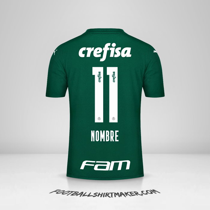 Camiseta Palmeiras 2021 -  nombre - 11