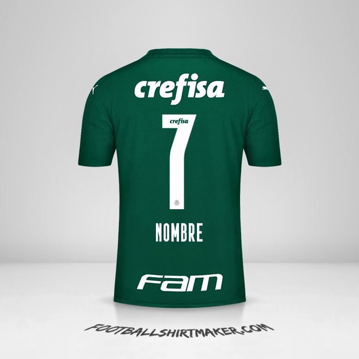 Camiseta Palmeiras 2021 -  nombre - 7