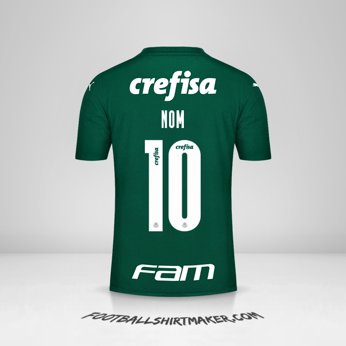 Maillot Palmeiras Libertadores 2021 -  nom - 10