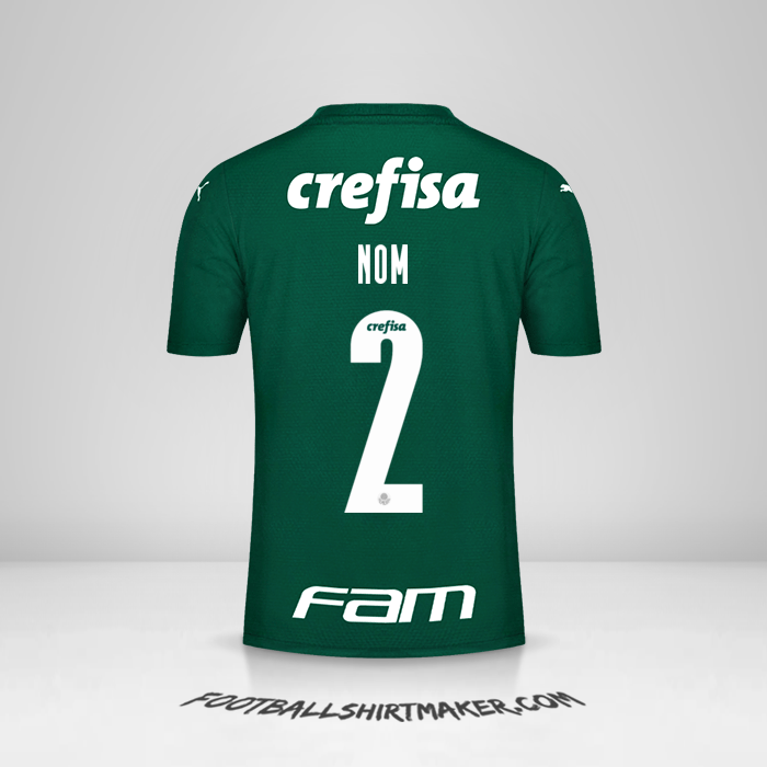 Maillot Palmeiras Libertadores 2021 -  nom - 2