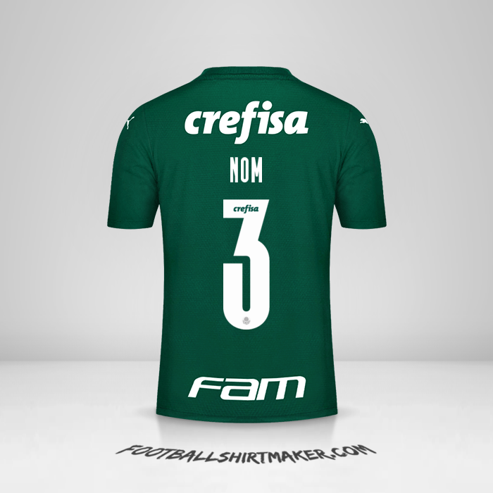 Maillot Palmeiras Libertadores 2021 -  nom - 3