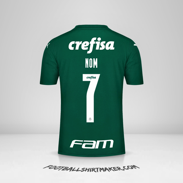 Maillot Palmeiras Libertadores 2021 -  nom - 7