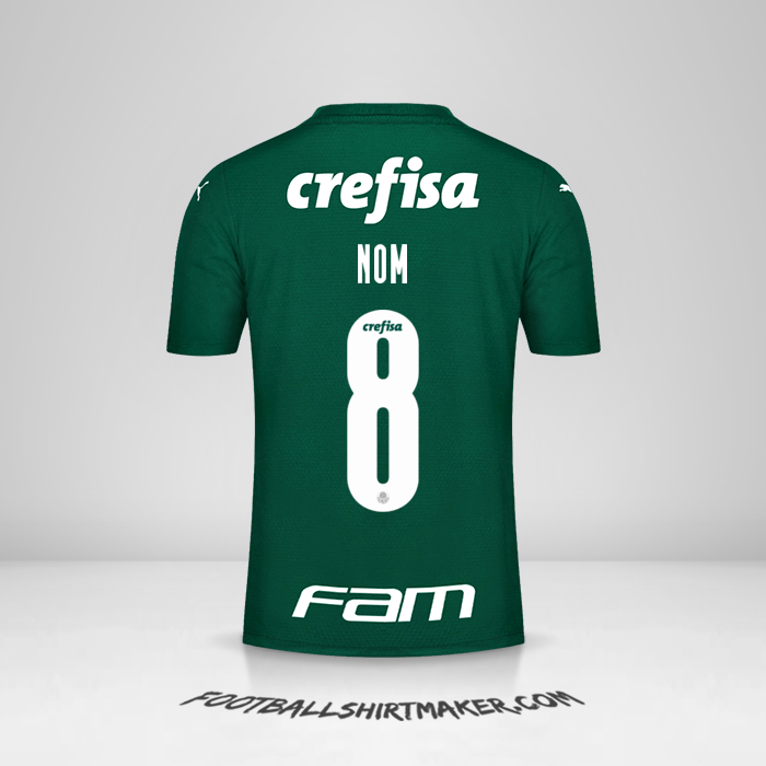 Maillot Palmeiras Libertadores 2021 -  nom - 8