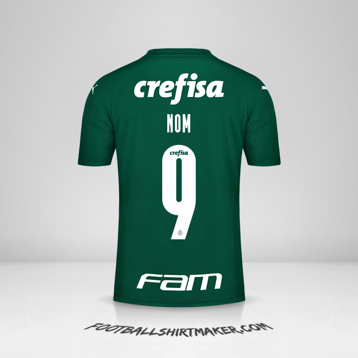Maillot Palmeiras Libertadores 2021 -  nom - 9