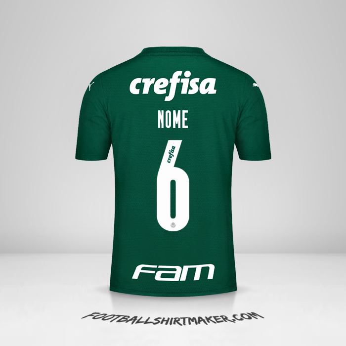 Camisola Palmeiras Libertadores 2021 -  nome - 6