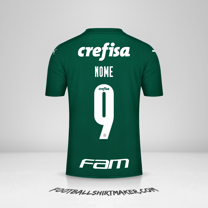 Camisa Palmeiras Libertadores 2021 -  nome - 9