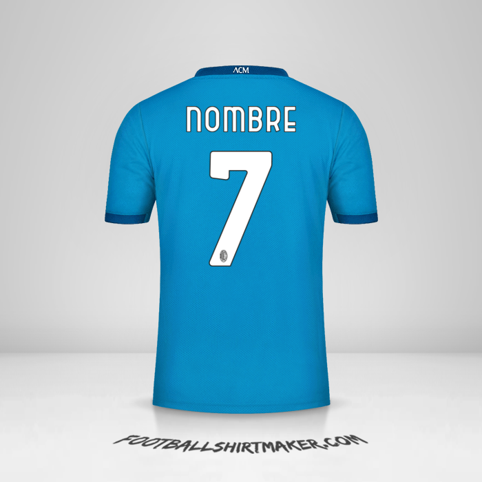 Jersey AC Milan 2020/21 Tercera -  nombre - 7