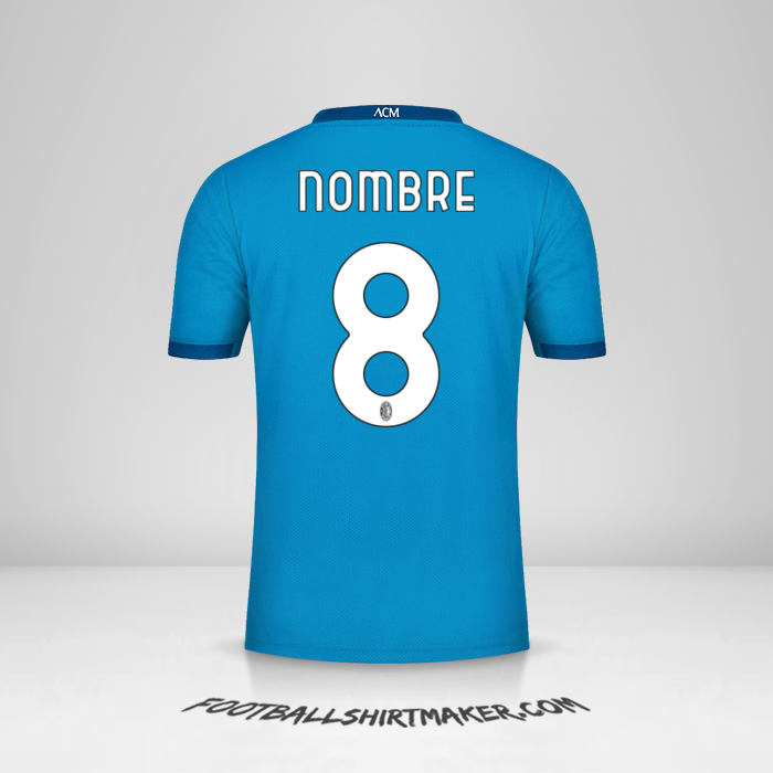 Camiseta AC Milan 2020/21 Tercera -  nombre - 8