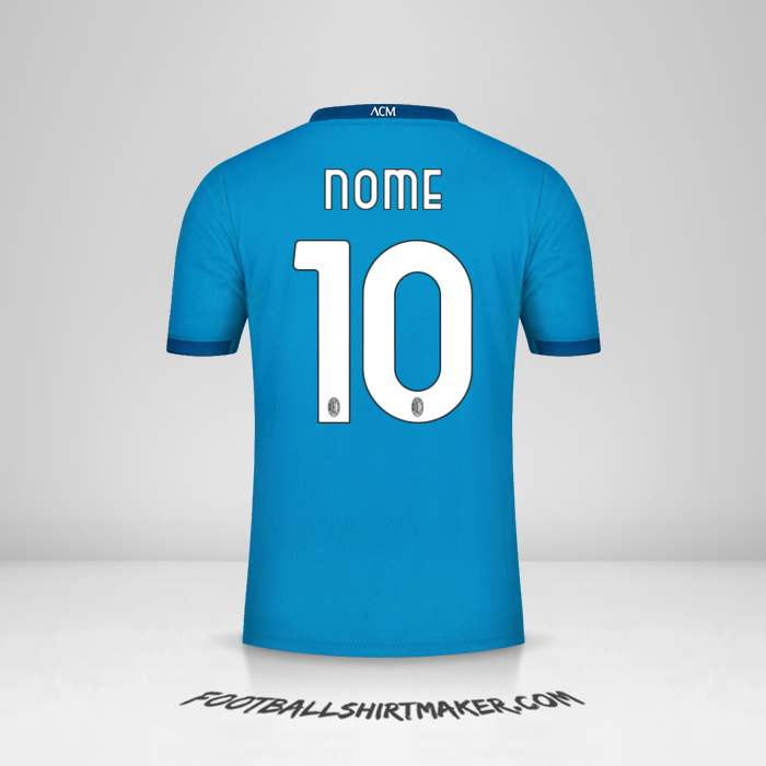 Maglia AC Milan 2020/21 Terza -  nome - 10