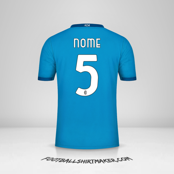 Camisola AC Milan 2020/21 Terceira -  nome - 5