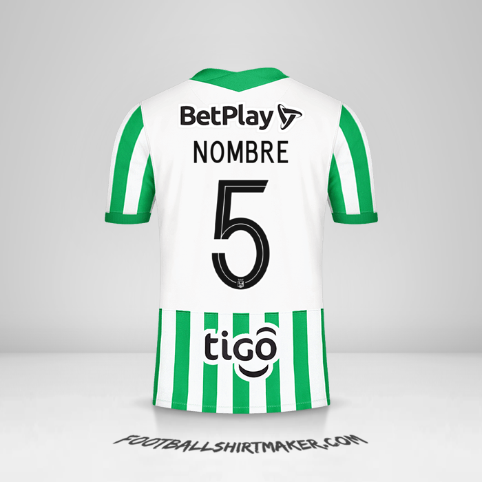 Jersey Atletico Nacional 2021 -  nombre - 5