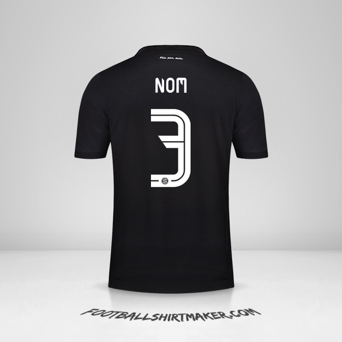 Maillot FC Bayern Munchen UCL 2020/21 -  nom - 3