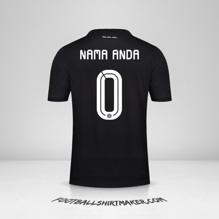 Jersey FC Bayern Munchen UCL 2020/21 -  nama anda - 0