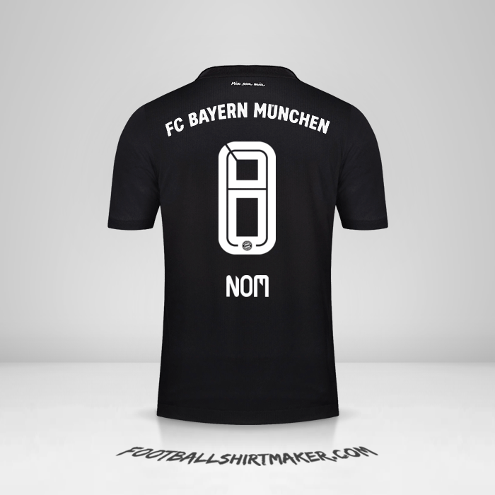 Maillot FC Bayern Munchen 2020/21 Troisième -  nom - 8