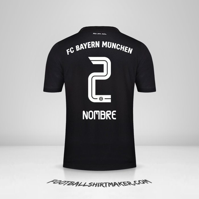 Jersey FC Bayern Munchen 2020/21 Tercera -  nombre - 2