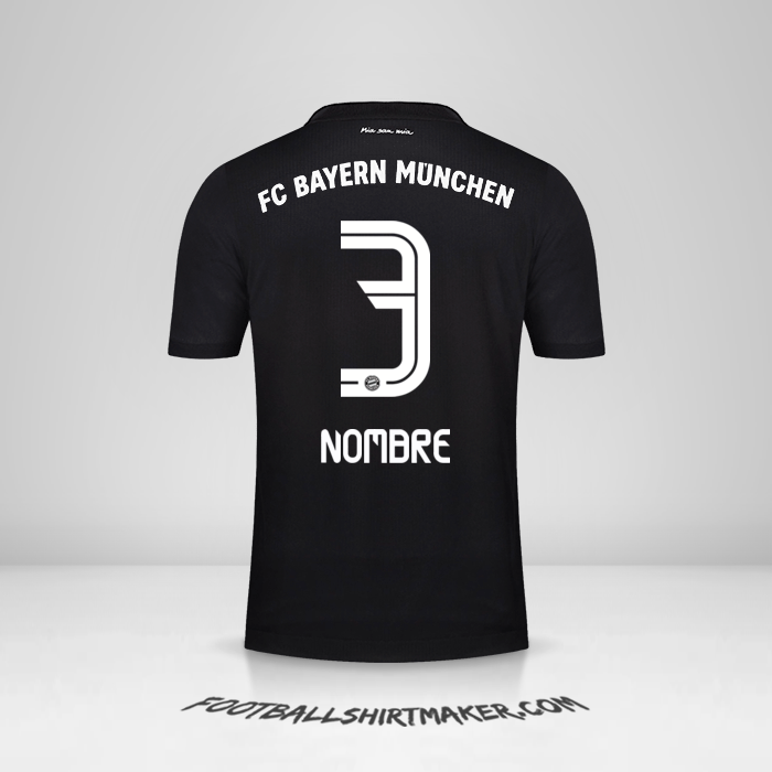 Jersey FC Bayern Munchen 2020/21 Tercera -  nombre - 3