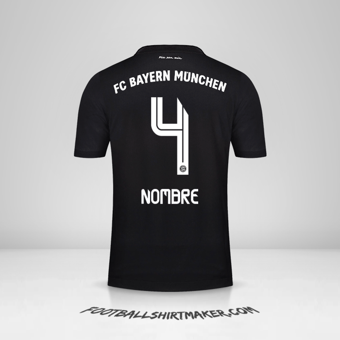Jersey FC Bayern Munchen 2020/21 Tercera -  nombre - 4
