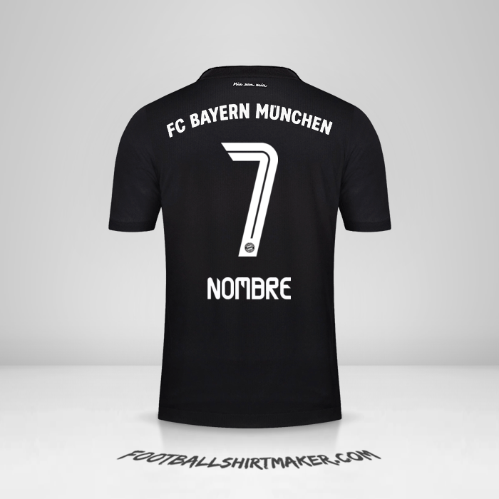 Camiseta FC Bayern Munchen 2020/21 Tercera -  nombre - 7