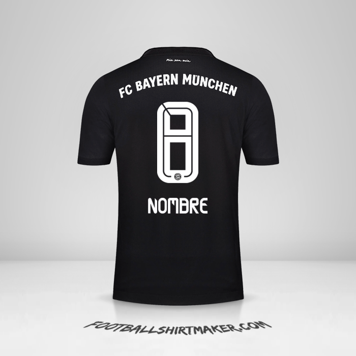 Jersey FC Bayern Munchen 2020/21 Tercera -  nombre - 8