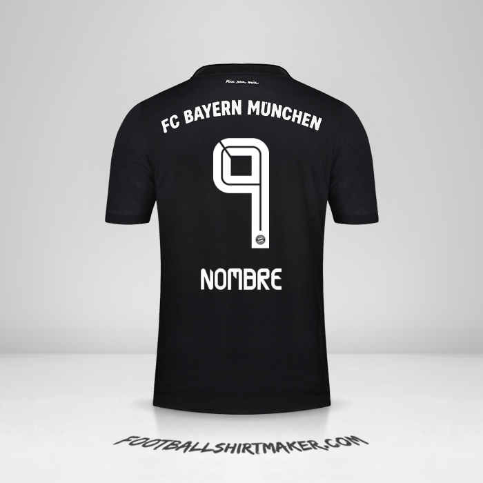 Jersey FC Bayern Munchen 2020/21 Tercera -  nombre - 9