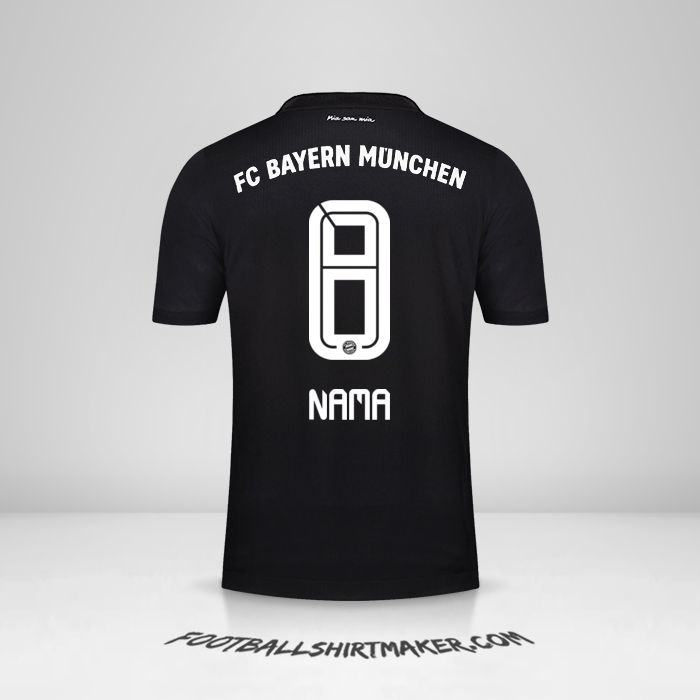 Jersey FC Bayern Munchen 2020/21 Ketiga -  nama - 8