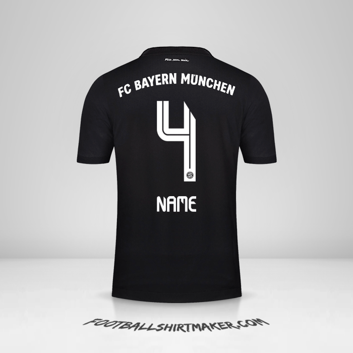 Trikot FC Bayern Munchen 2020/21 Dritte -  name - 4